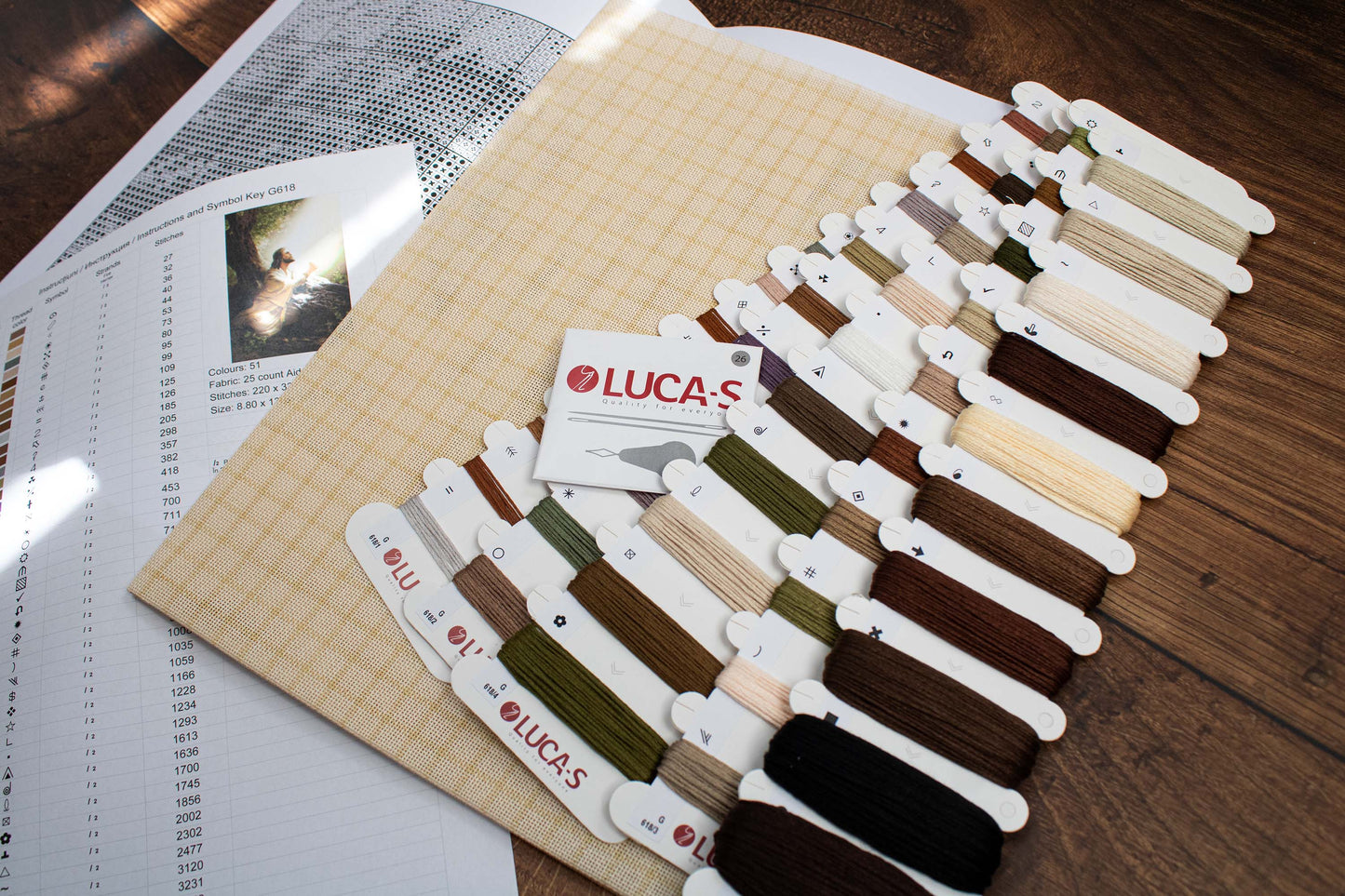 Комплект Petit Point Gold Luca-S - Иисус Христос, G618