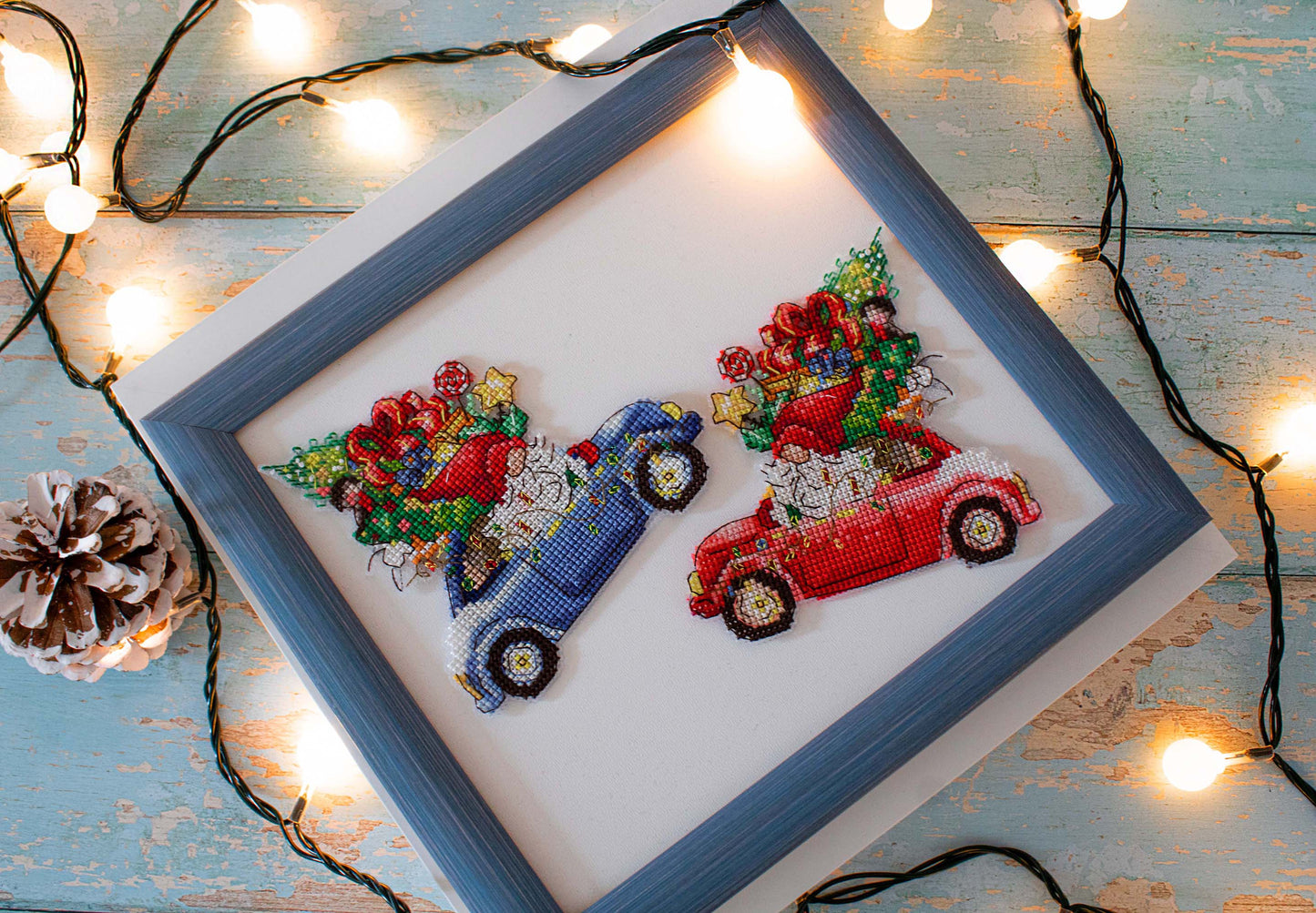 Toys Cross Stitch Kit Luca-S - The Gift Car, JK035