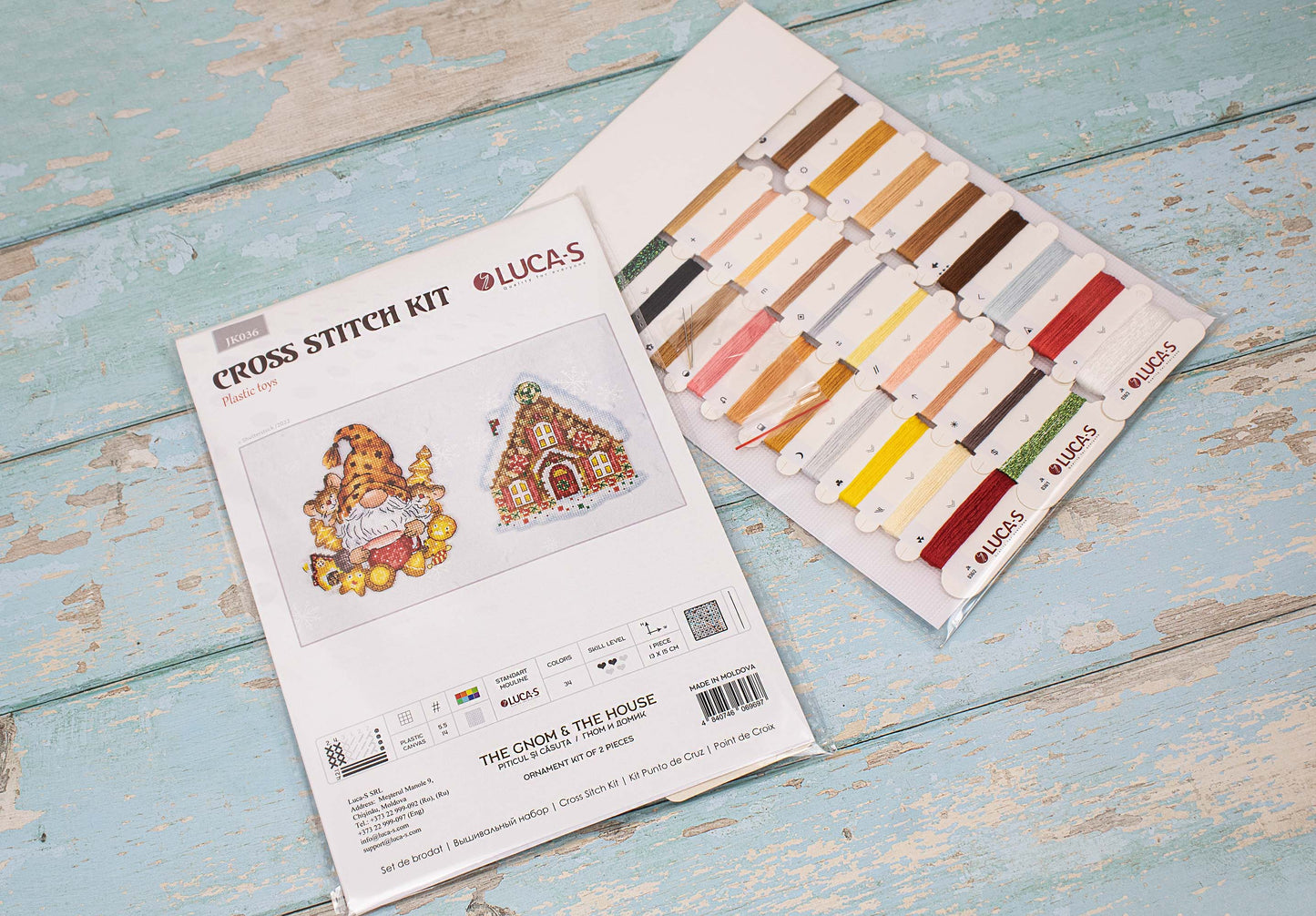 Toys Cross Stitch Kits - The Gnom & The House, JK036