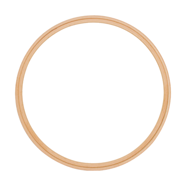Embroidery Hoops - Nurge Screwless Display Wood Embroidery Hoops, Round