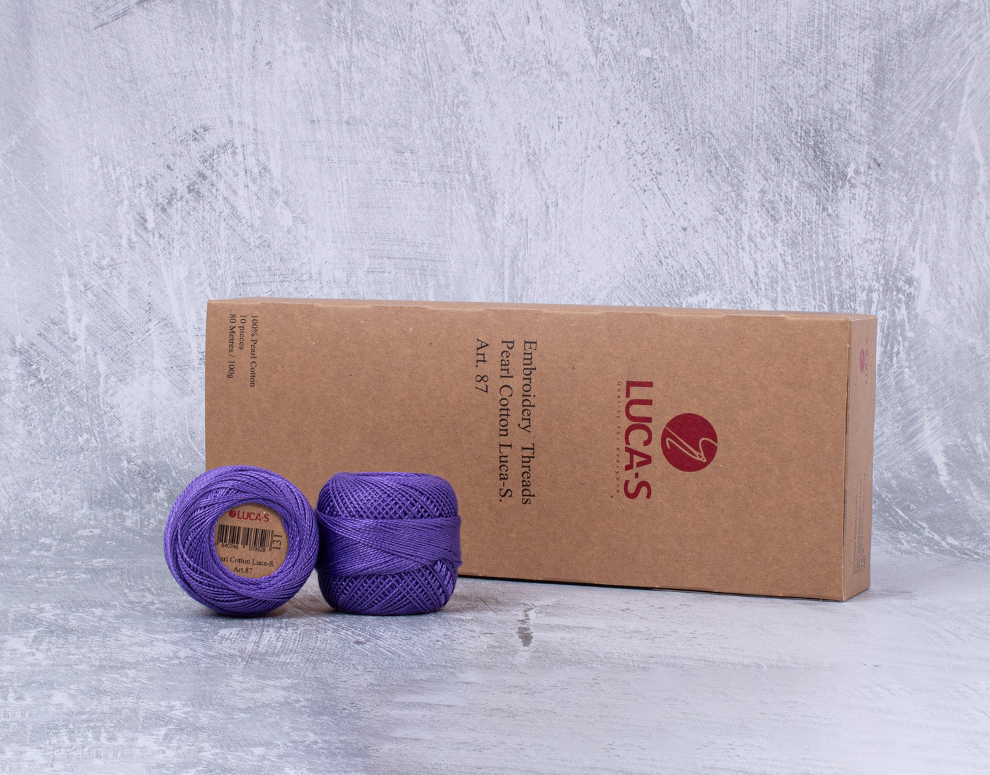 Embroidery Threads - Box, Pearl Cotton Luca-S, Art. 87 / 131