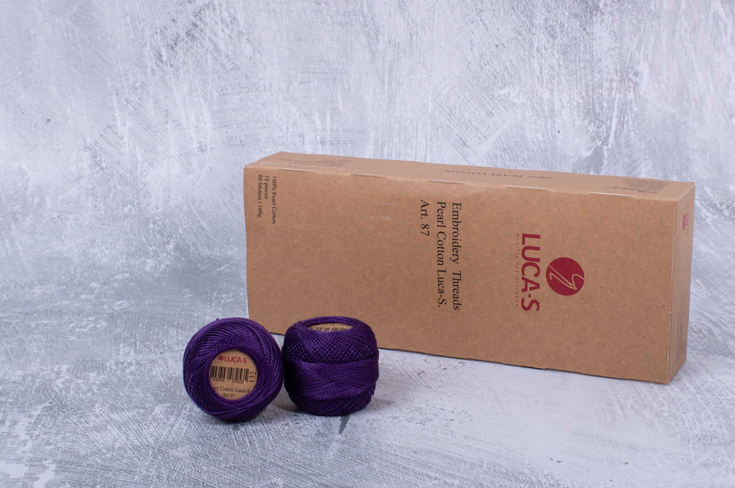 Embroidery Threads - Box, Pearl Cotton Luca-S, Art. 87 / 132