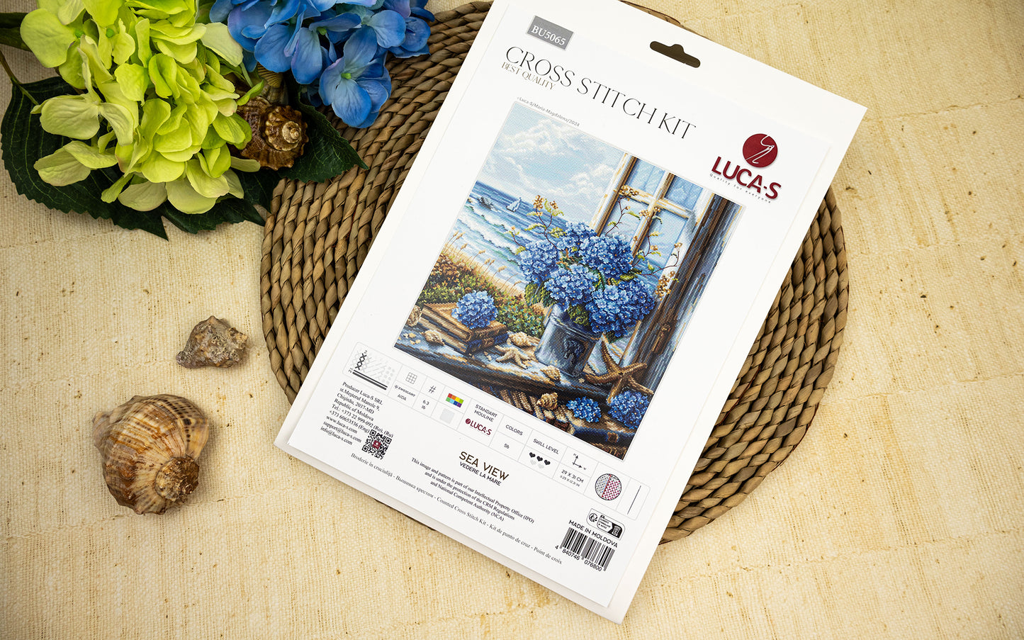 Cross Stitch Kit Luca-S - Sea View , BU5065