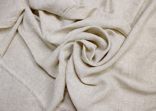 Fabric - Pure Natural Linen Fabric - Wrinkled Fabric