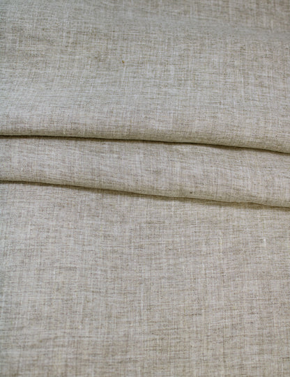 Fabric - Pure Natural Linen Fabric - Wrinkled Fabric