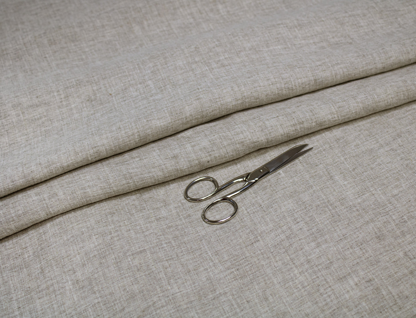Fabric - Pure Natural Linen Fabric - Wrinkled Fabric