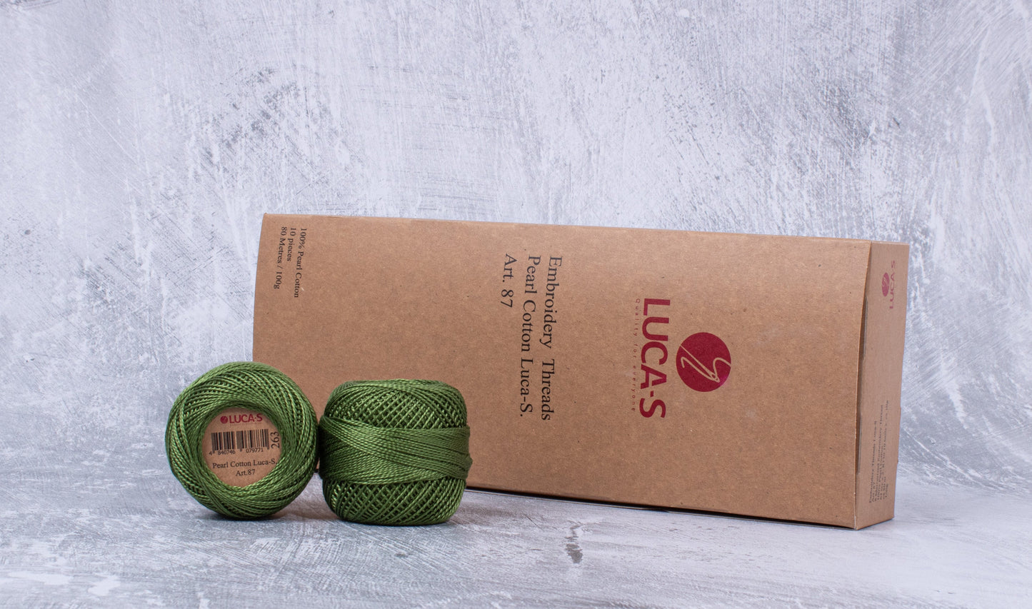 Embroidery Threads - Box, Pearl Cotton Luca-S, Art. 87 / 263