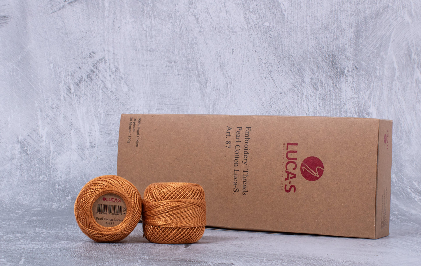 Embroidery Threads - Box, Pearl Cotton Luca-S, Art. 87 / 358