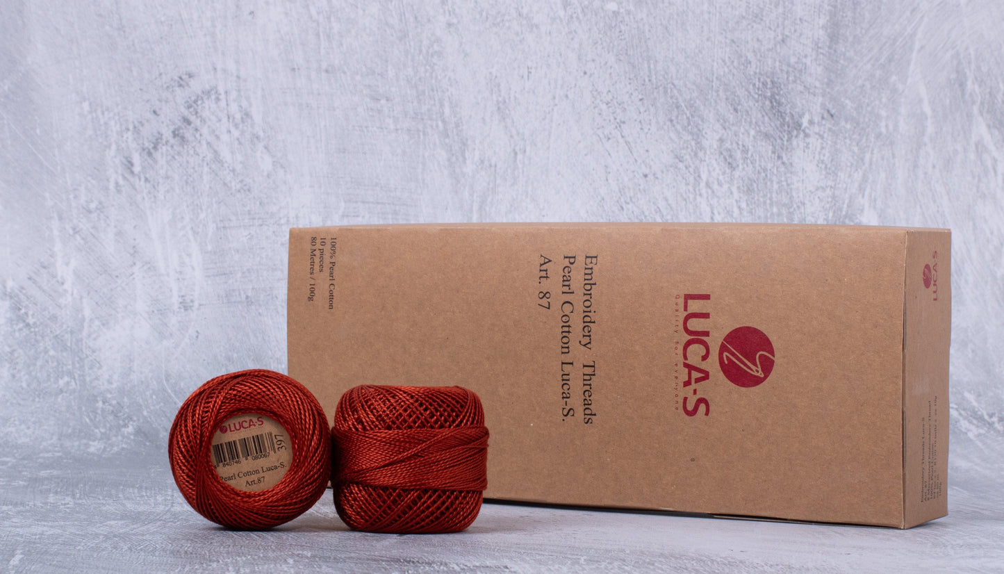 Embroidery Threads - Box, Pearl Cotton Luca-S, Art. 87 / 397
