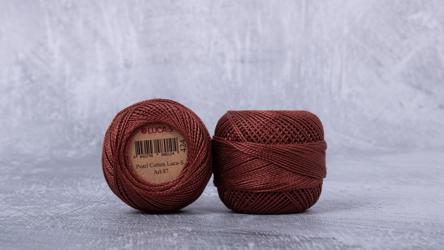Embroidery Threads - Box, Pearl Cotton Luca-S, Art. 87 / 424