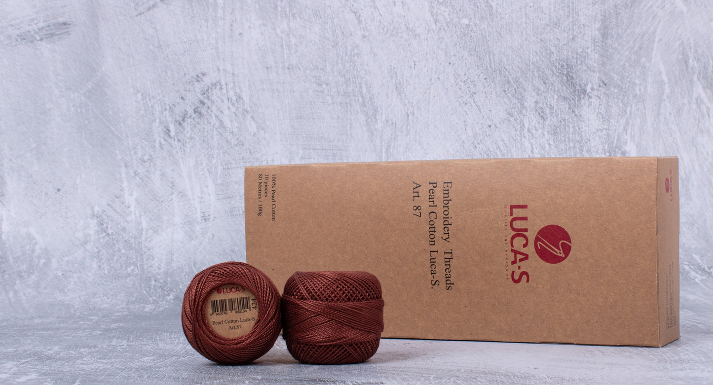 Embroidery Threads - Box, Pearl Cotton Luca-S, Art. 87 / 424