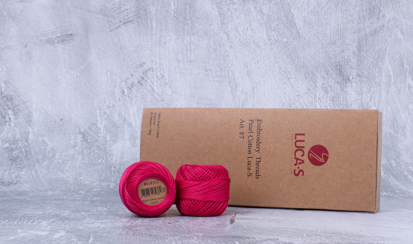 Embroidery Threads - Box, Pearl Cotton Luca-S, Art. 87 / 62