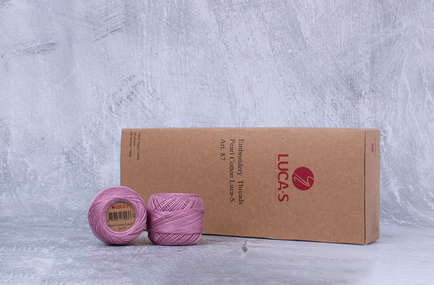 Embroidery Threads - Box, Pearl Cotton Luca-S, Art. 87 / 85