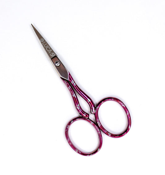 Embroidery Scissors Luca-S - EMBROIDERY SCISSORS 3 ½" COLORED HANDLES