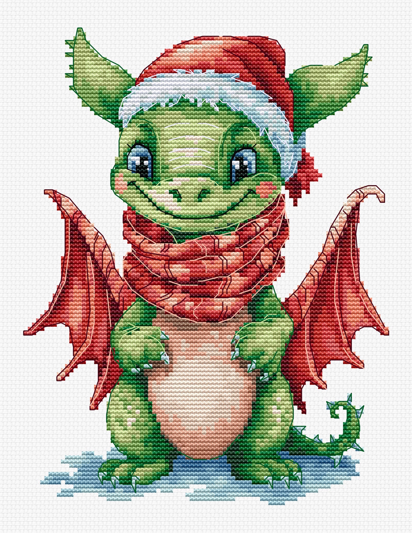 Cross Stitch Kit Luca-S - The Happy Dragon, B1406