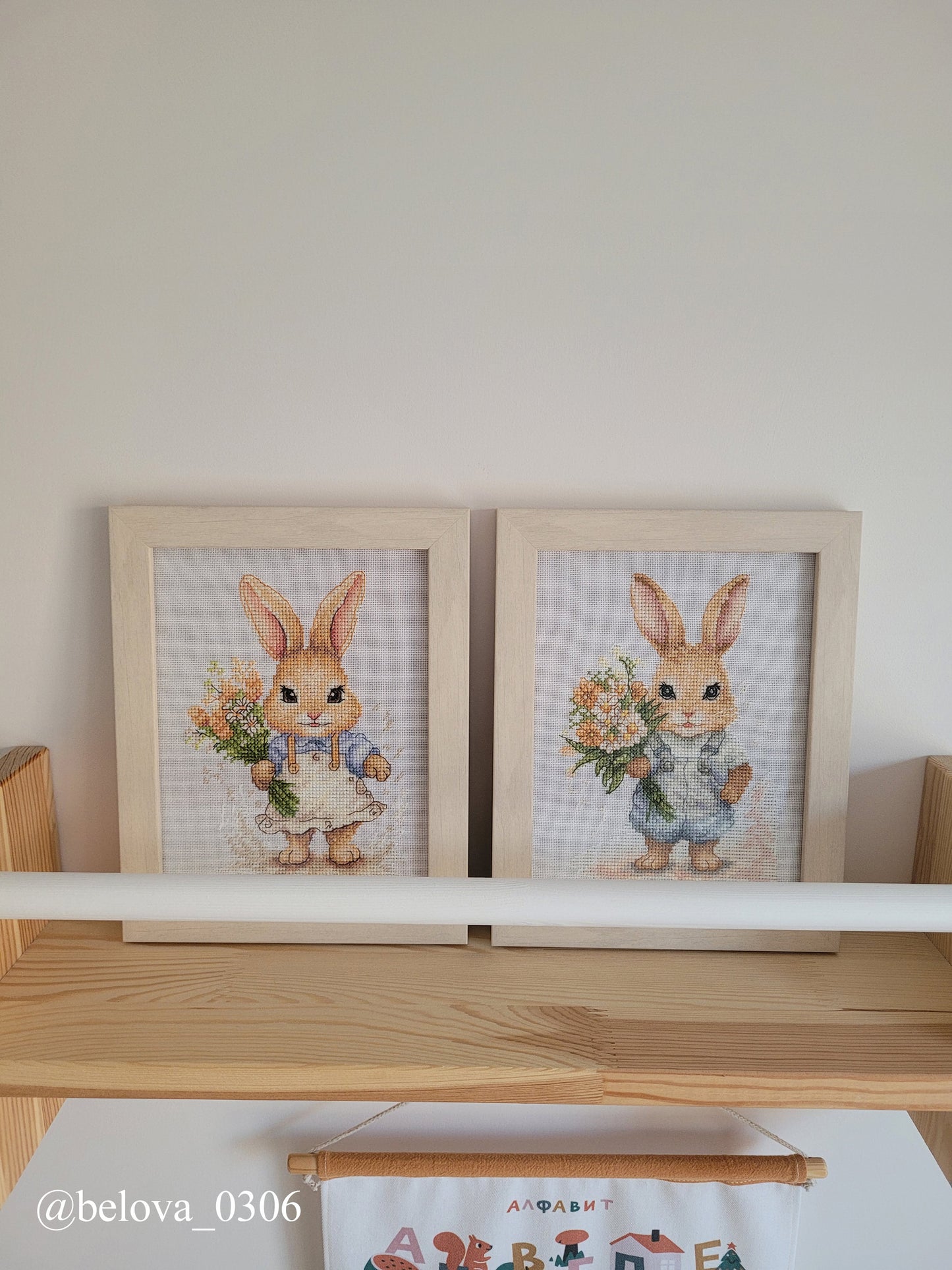 Cross Stitch Kit Luca-S - The Happy Bunny, B1410