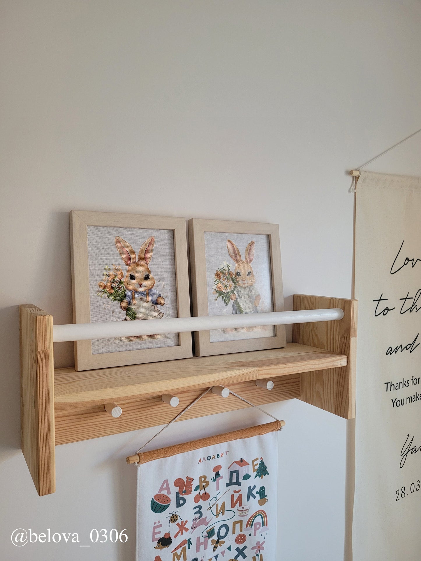 Cross Stitch Kit Luca-S - The Happy Bunny, B1410