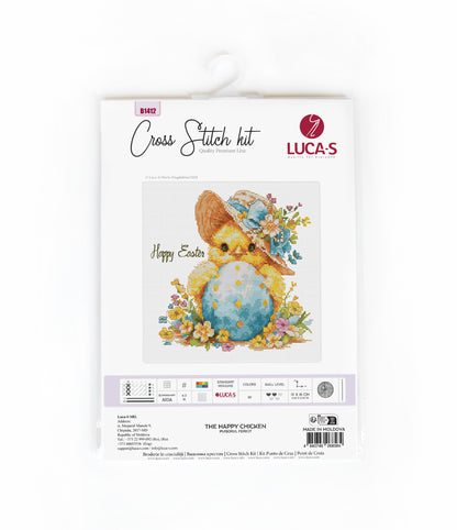 Cross Stitch Kit Luca-S - The Happy Chicken, B1412