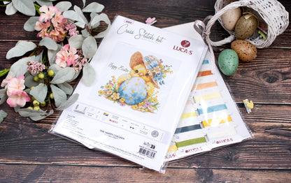 Cross Stitch Kit Luca-S - The Happy Chicken, B1412