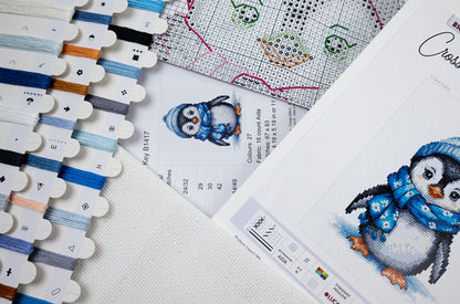 Cross Stitch Kit Luca-S - Penguin, B1417