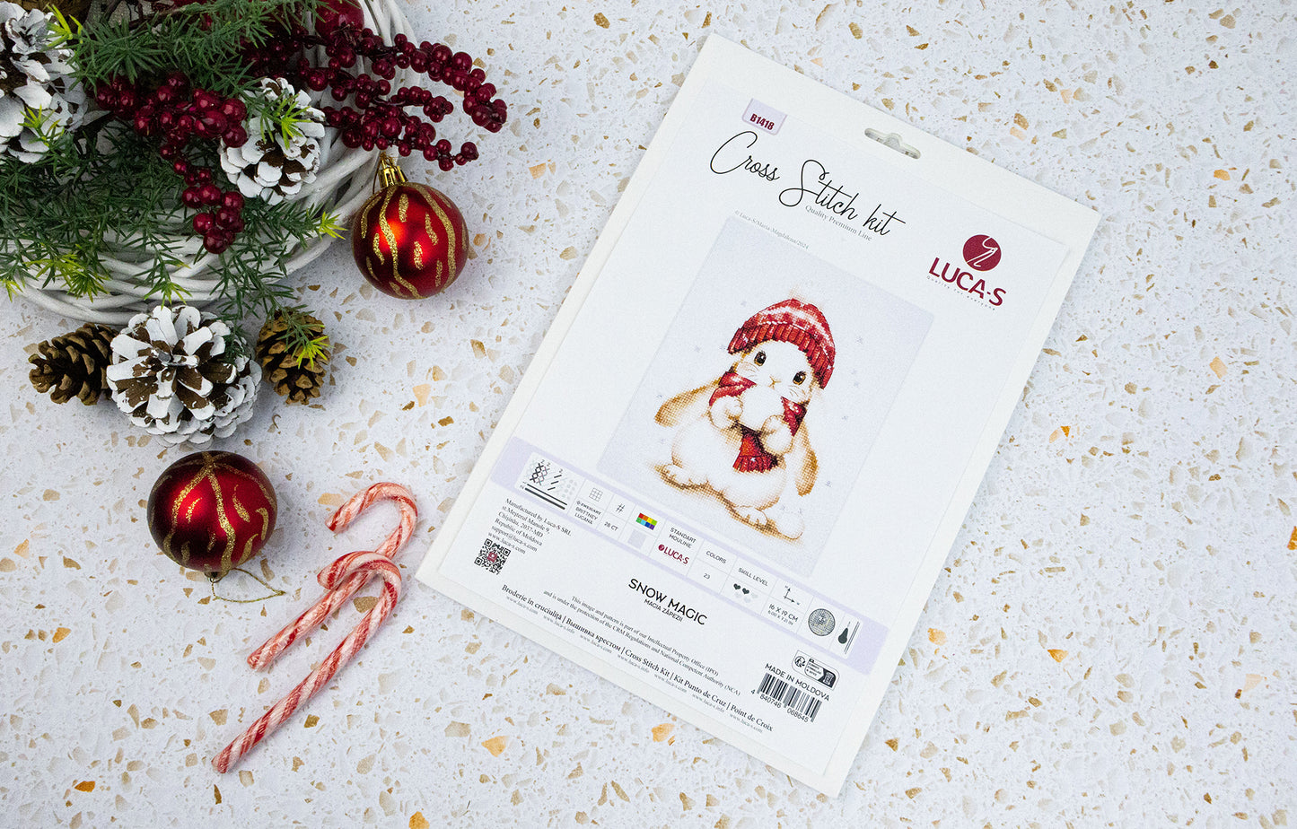 Cross Stitch Kit Luca-S - Snow Magic, B1418