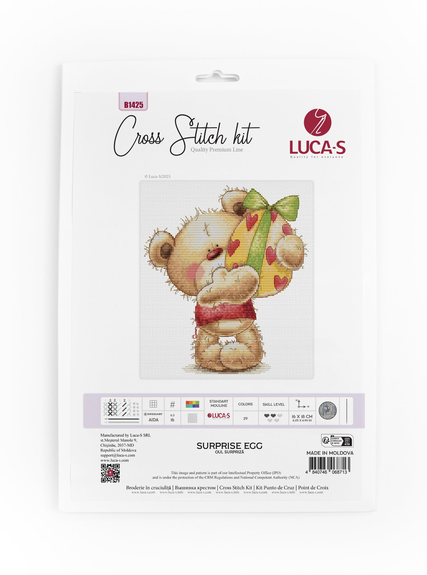 Cross Stitch Kit Luca-S - Surprise Egg, B1425
