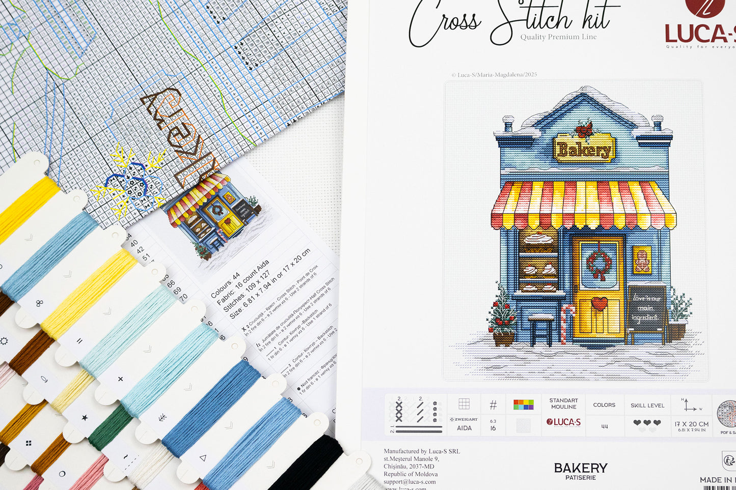 Cross Stitch Kit Luca-S - Bakery B1430