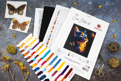 Cross Stitch Kit Luca-S -The Charm of Butterflies, B1432