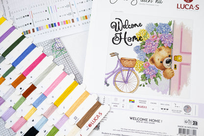 Cross Stitch Kit Luca-S -Welcome Home !, B1433