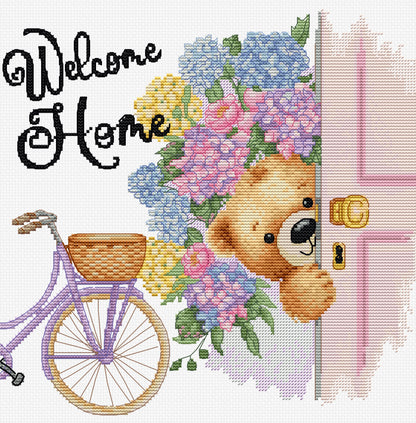 Cross Stitch Kit Luca-S -Welcome Home !, B1433