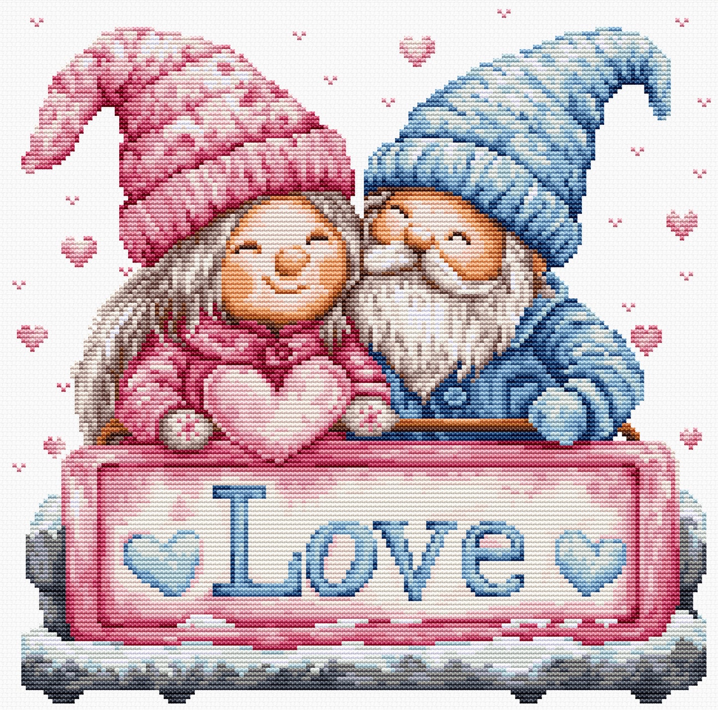 Cross Stitch Kit Luca-S - Winter love, B1443