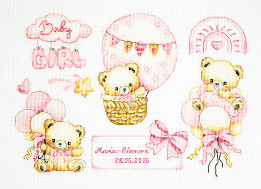Cross Stitch Kit Luca-S - Velvet Hugs, B1444