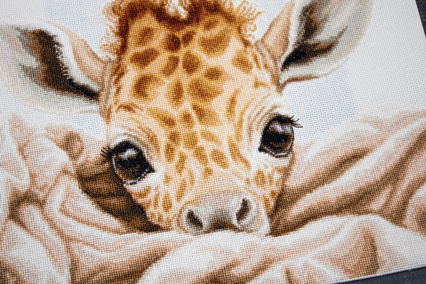 Cross Stitch Kit Luca-S - The Baby Giraffe, B2425