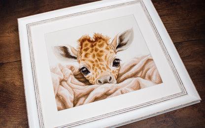 Cross Stitch Kit Luca-S - The Baby Giraffe, B2425