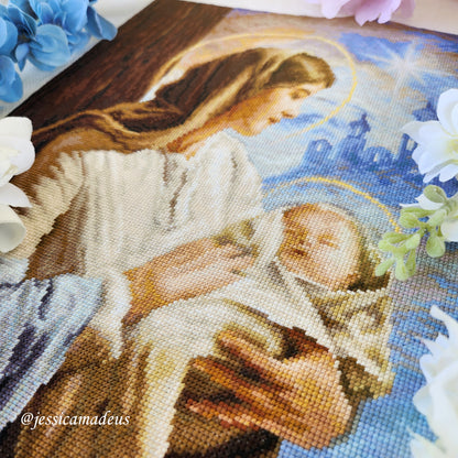 Cross Stitch Kit Luca-S - Saint Mary and The Child, B617