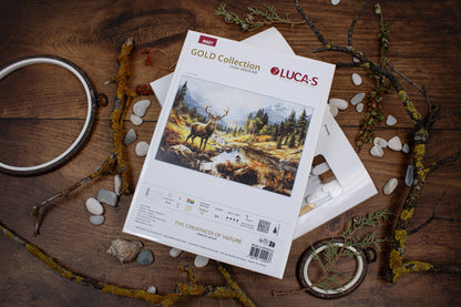 Cross Stitch Kit Luca-S GOLD - The Greatness of Nature, B621