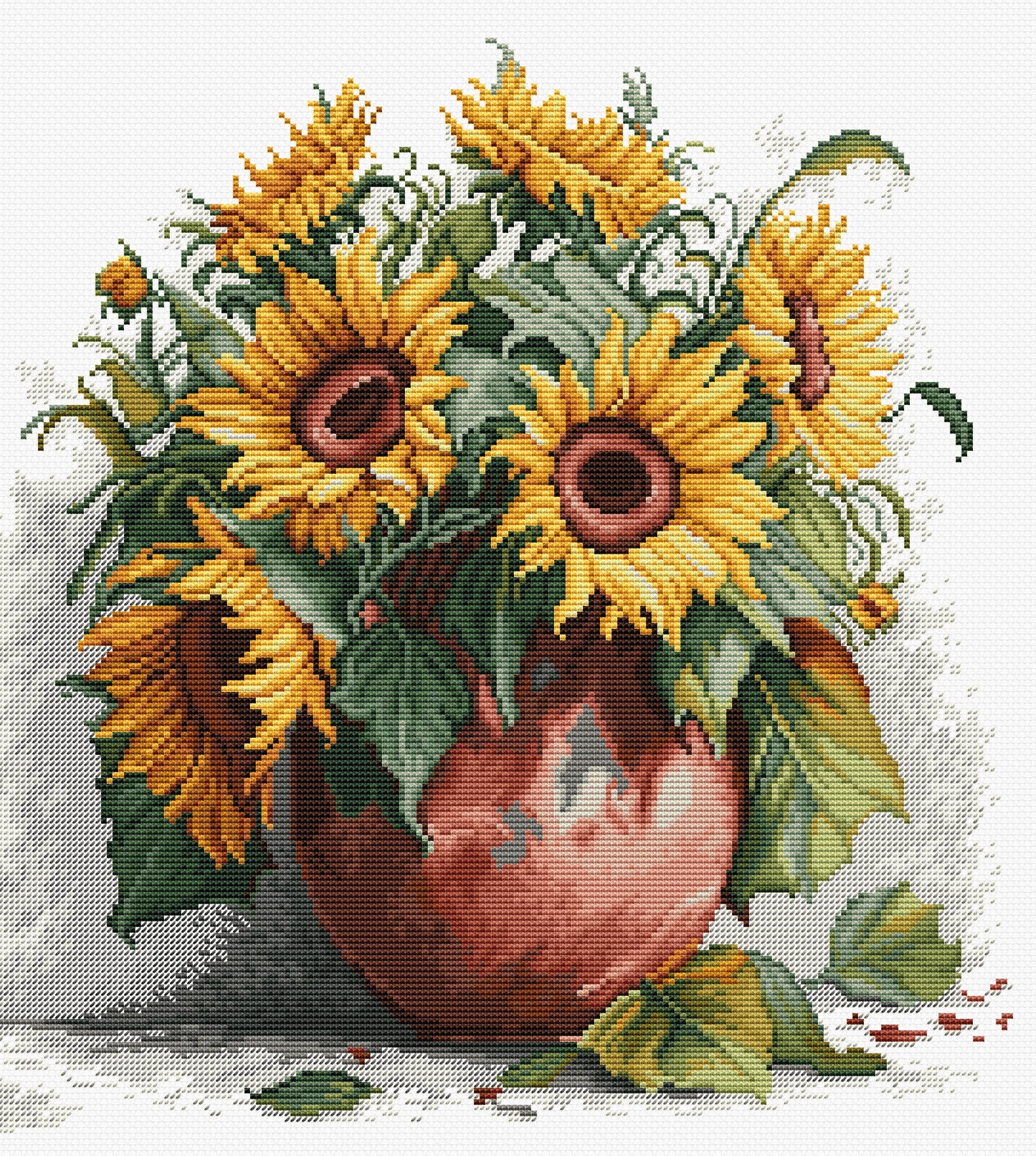 Cross Stitch Kit Luca-S - The Sunflowers, B7021