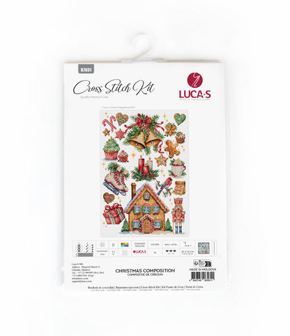 Набор для вышивания крестом Luca-S -Рождественская композиция, B7031