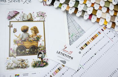 Cross Stitch Kit Luca-S - The Adventures of The Little Ones, B7043