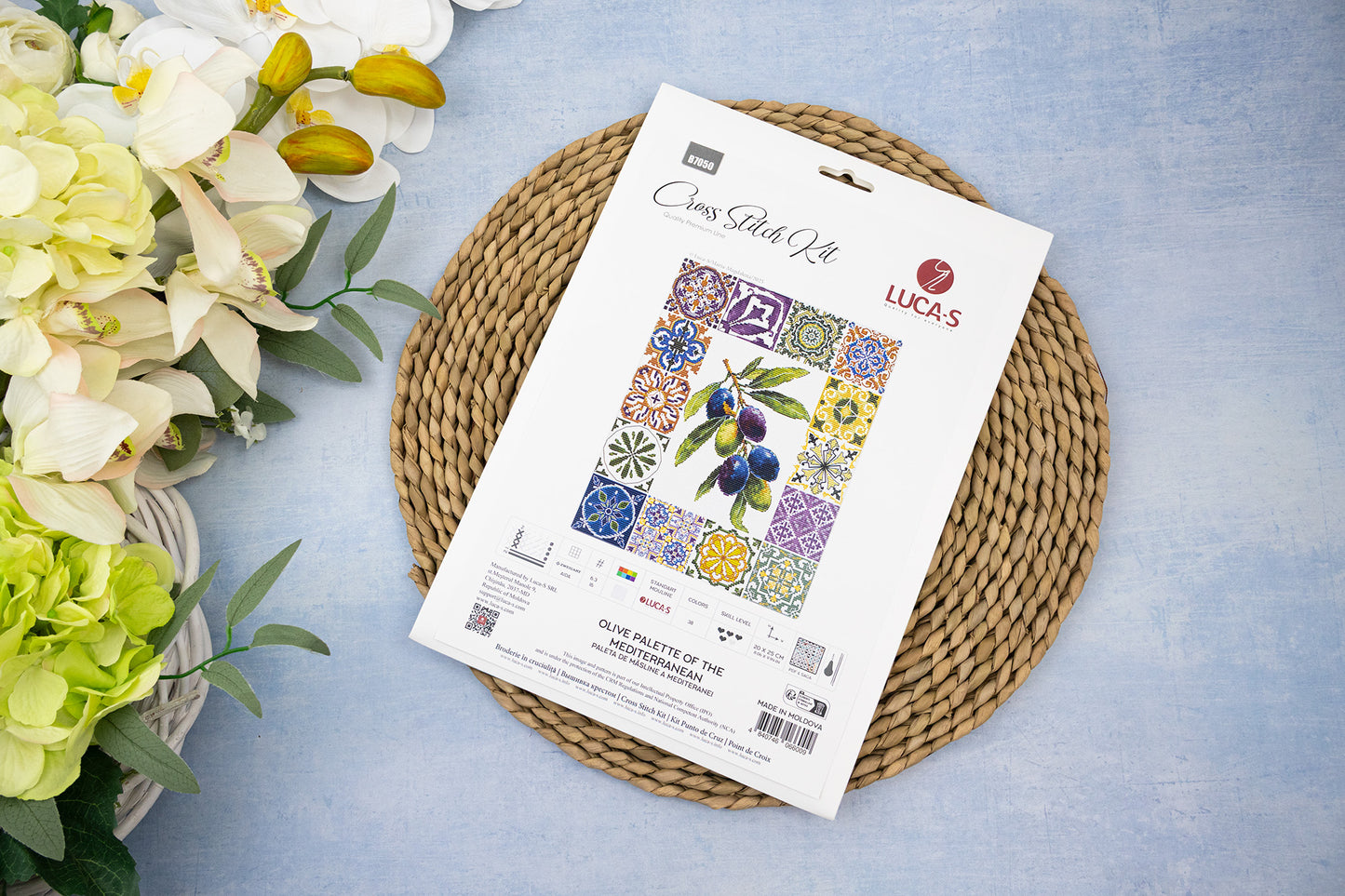 Cross Stitch Kit Luca-S - Olive Palette of the Mediterranean, B7050