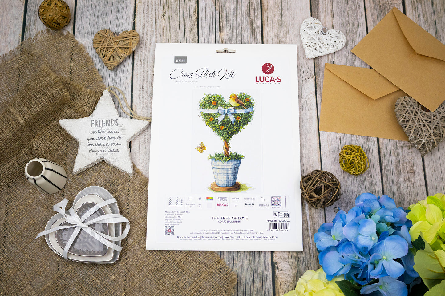 Cross Stitch Kit Luca-S - The Tree of Love, B7051