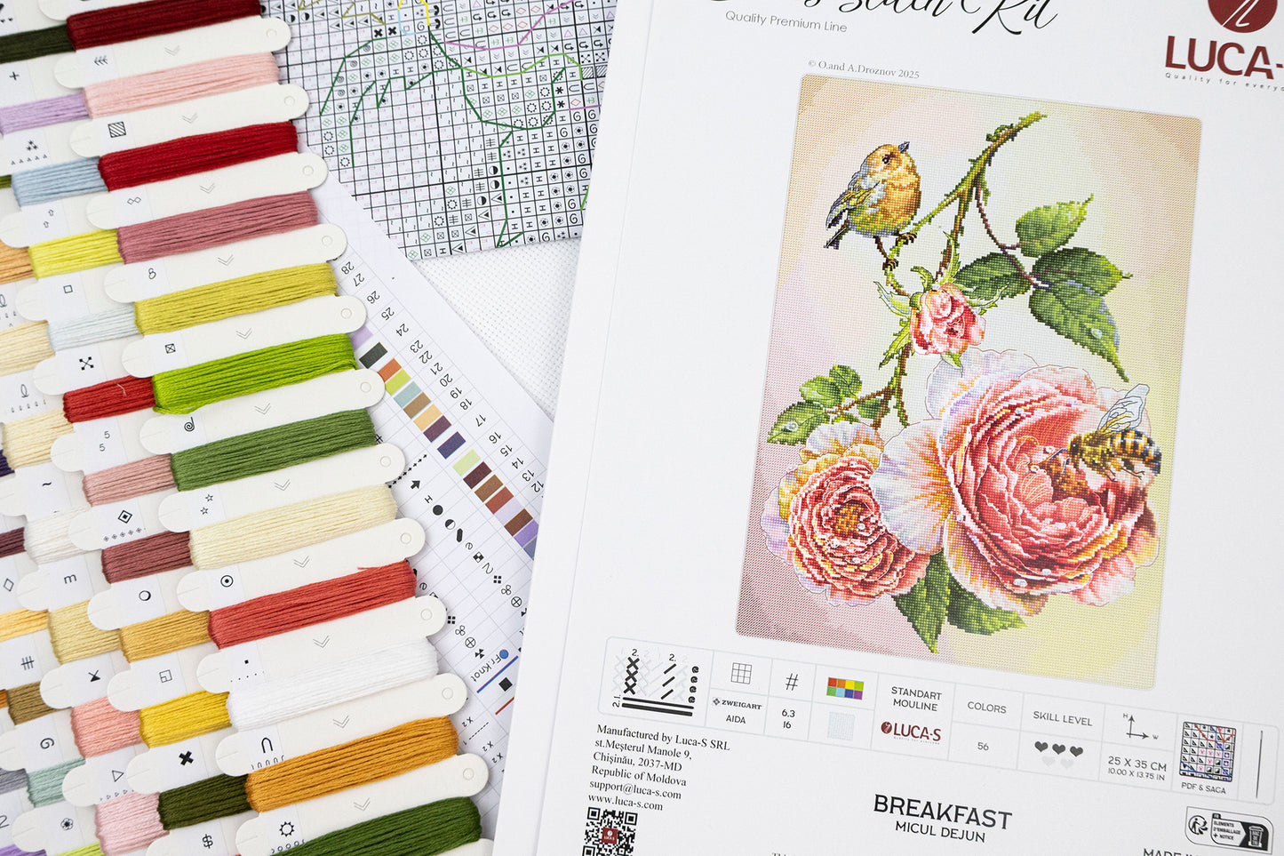 Cross Stitch Kit Luca-S - Breakfast, B7053