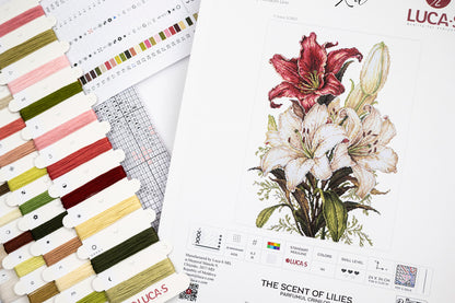 Cross Stitch Kit Luca-S - The Scent of Lilies, B7054