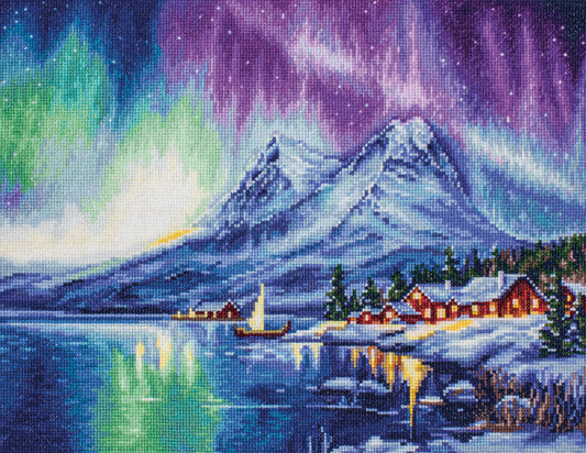 Cross Stitch Kit Luca-S - Northern Lights, B705