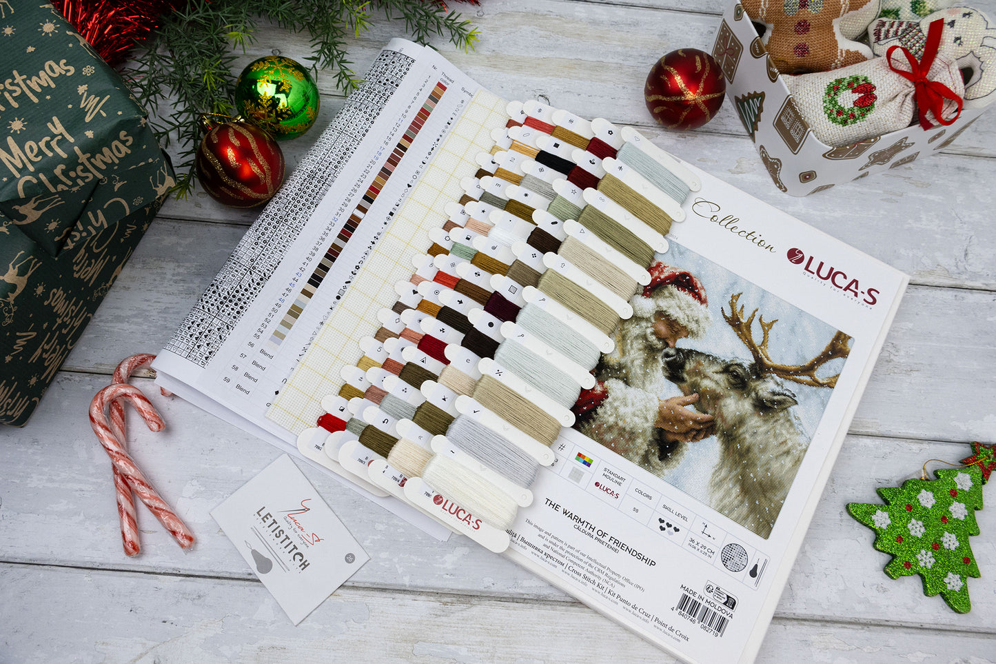 Cross Stitch Kit Luca-S GOLD - The Warmth of Friendship, B709