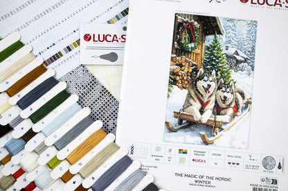 Cross Stitch Kit Luca-S - The Magic of the Nordic Winter, B722