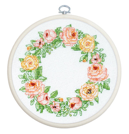 Cross Stitch Kit with Hoop Included Luca-S - The Elegance of Roses, BC111