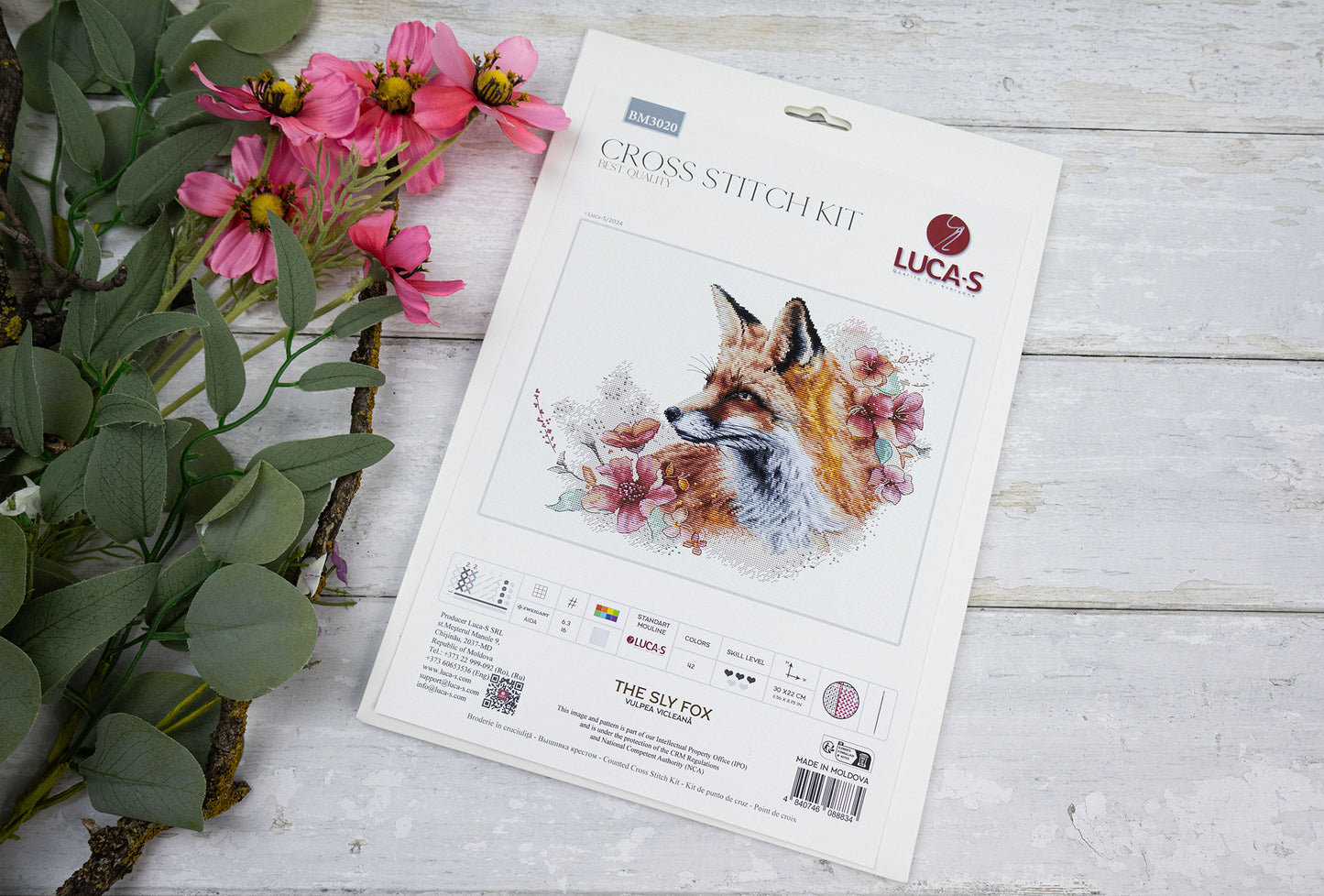 Cross Stitch Kit Luca-S - The Sly Fox, BM3020