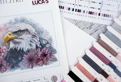 Cross Stitch Kit Luca-S - Hunting Eagle, BM3021