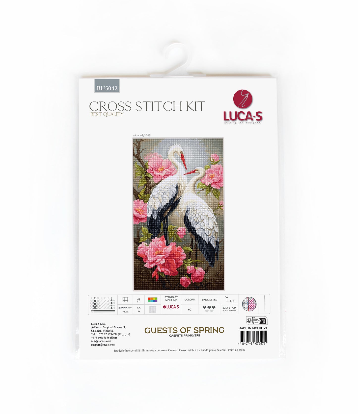 Cross Stitch Kit Luca-S - Guests of Spring, BU5042